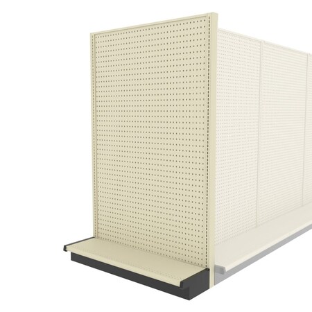 Lozier Shelving End Cap Display Unit, Platinum 48W 78H 13D P413U-EC